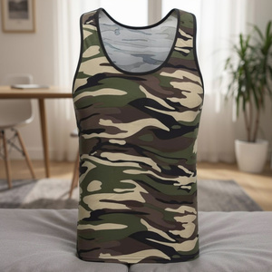 Solid Casual Washed 100 Percent Cotton Mens Gym Bodybuilding Fitness Tank Top Quick Dry <b>Vest</b> Sport <b>Stringer</b> Sleeveless - Product Image 2
