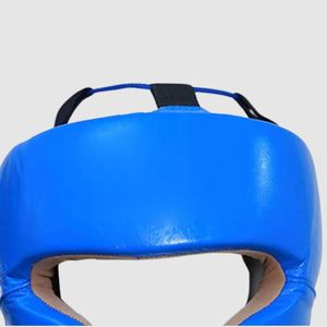 Casco Profesional de Boxeo MMA de PU Azul Resistente para Artes Marciales y Sparring OEM - Product Image 2