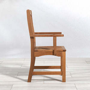 Sillón Tradicional de Madera de Teca con Estructura Resistente, Ideal para Comedores al Aire Libre, Restaurantes y Resorts - Product Image 4