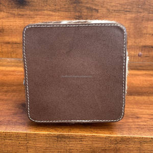 Haute qualité en cuir de vachette bijoux organisateur Orange anneaux boucle d'oreille Portable voyage boîte de rangement à la mode fermeture éclair bijoux cas - Product Image 5