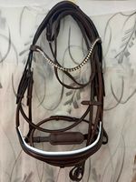 Vente flash : Bridon de dressage classique en cuir, élégant, pour cavaliers professionnels, disponible à prix avantageux