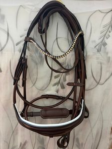 Vente flash : Bridon de dressage classique en cuir, élégant, pour cavaliers professionnels, disponible à prix avantageux - Product Image 2