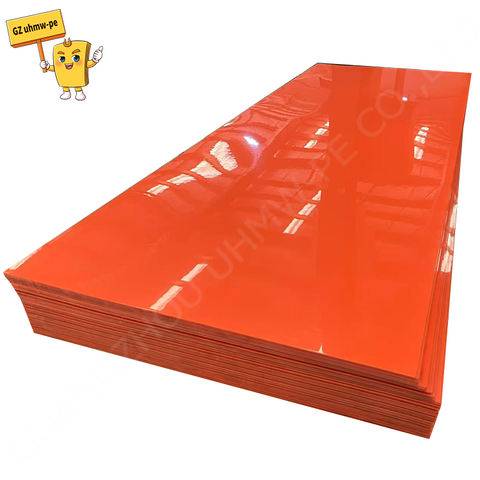 Cheap HDPE Custom Thickness High Wear Resistant Yellow Polyethylene Plastic Sheet with Cutting Service Factory Direct Supply