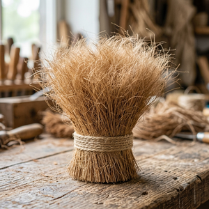 Lot de fibres naturelles de coco, déchets agricoles, matériau décoratif pour l'artisanat - Product Image 2