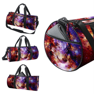 Bolsa Deportiva Moderna con Diseño Geométrico de Galaxia, Cierre de Cremallera de Poliéster, Correa Ajustable y Bolsillos Laterales para Deportes - Product Image 6