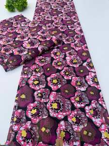 Tout nouveau tissu de coton imprimé à la cire personnalisé du Maroc pour robes, chemises, sacs, artisanat de mode avec service OEM Hitjem Export - Product Image 4