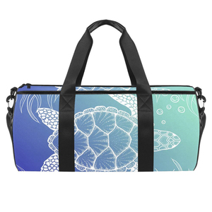 Modern Galaxy Geometric Pattern Polyester Duffle <b>Bag</b> with Adjustable Strap Zipper Closure <b>20L</b> Capacity for Unisex Sports Use - Product Image 6