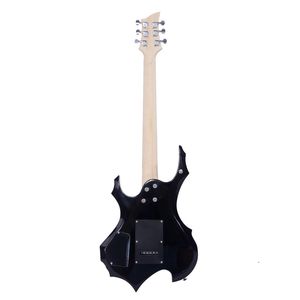 Borsa per Chitarra con Design a Fiamma, Pickup HSH, Interruttore a Levetta Colore Tramonto - Product Image 6