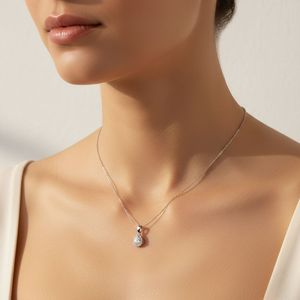 Collier pendentif halo en diamant synthétique cultivé en laboratoire couleur E plaqué or 0,65 carat pour bracelets et joncs de mode certifiés - Product Image 6