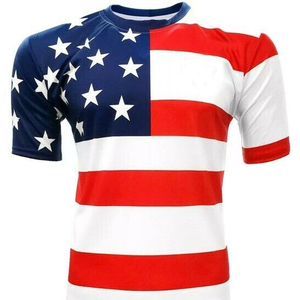 Camiseta de Fútbol Sublimada Personalizada, Cómoda y Transpirable, 100% Poliéster, para Hombre, Superventas - Product Image 1