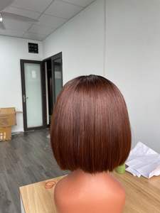 Pelucas de Bob recto de hueso Proveedor de cabello vietnamita crudo Color natural Bob 5*5 HD Encaje 100 Pelucas de cabello humano para mujeres negras - Product Image 4