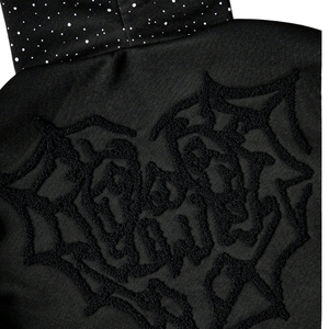 Sweat-shirt à capuche personnalisé avec patch en chenille, coupe ample et épaisse, streetwear haut de gamme, vêtement d'hiver - Product Image 6