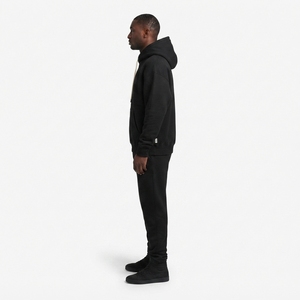 Sweat à capuche surdimensionné pour homme, personnalisé, en molleton épais 400 GSM à tissage inversé, respirant, 77-100% coton, durable, à épaules tombantes - Product Image 3