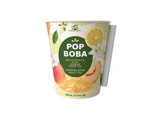 Bebida de Té de Burbujas Popping Boba de Marca Privada en Vaso de 350 ml - Product Image 2