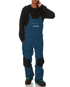 Overol de Esquí Impermeable Color Borgoña para Hombre con Tirantes Ajustables y Múltiples Bolsillos para Actividades al Aire Libre en Invierno - Product Image 3