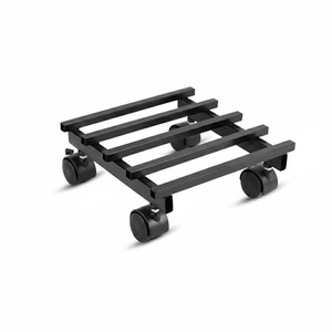 Carro Metálico Reforzado con Rejilla para Plantas con Ruedas Bloqueables, Base para Macetas, Venta al por Mayor de Trellises - Product Image 1