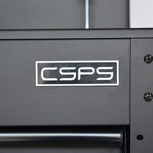 Chariot utilitaire CSPS 84 cm, 04 tiroirs, acier thermolaqué, capacité 320 kg, boîte à outils roulante pour entrepôt, OEM, mécanique, garage, industrie - Product Image 5