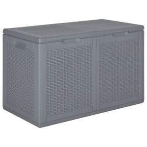 Caja de Almacenamiento para Jardín de Polipropileno Gris Medio - Product Image 2