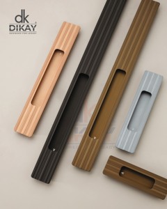 Modern zinc alloy <b>bar</b> cabinet handles minimalist design durable kitchen drawer <b>pulls</b> high grade wardrobe door hardware - Product Image 5