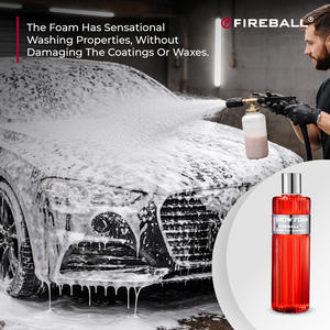 Espuma de Nieve Fireball 500ml para Lavado de Autos, Pre-Lavado Seguro para Cera y Selladores, Fórmula Espesa que Deja la Superficie Limpia y Fresca para Autos y SUVs - Product Image 3