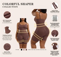 Body sculptant sans couture pour femme, effet ventre plat, soutien de la poitrine, rehaussement des fesses, correcteur de posture