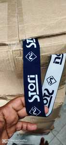 Vente directe d'usine, sangle élastique simple face de 40 mm, écologique, résistante, avec logo jacquard pour chaussures - Product Image 6