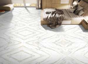 Carreaux de porcelaine blanche brillante de qualité supérieure 800x1600 1200x1800 750x1500mm, grands formats pour maison, bureau et commerce - Product Image 2