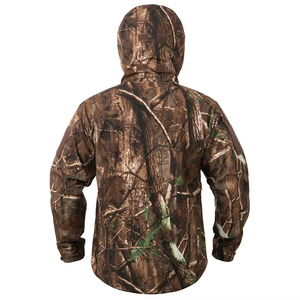 Veste de chasse en softshell camouflage d'hiver avec fermeture éclair intégrale, personnalisable avec logo, prix abordable, pour hommes et femmes, directement de l'usine - Product Image 3