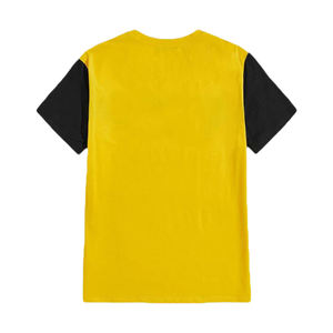 เสื้อยืดผู้ชายผ้าฝ้ายออร์แกนิคระบายอากาศดี ดีไซน์สีสันตัดกัน สไตล์ลำลองสำหรับฤดูร้อน เสื้อคลุมลำลองแนวสตรีทแฟชั่น - Product Image 2