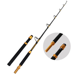 Canne à pêche en mer en fibre de verre, 168 cm, 180 cm, avec anneaux en céramique, pour la pêche à la traîne en mer, pour le thon, la bar - Product Image 5