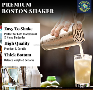 Stainless Steel Bartender Kit | Professional <b>Cocktail</b> <b>Shaker</b> <b>Set</b> | Bar Tools for Home Bar, Hotel & Restaurant - Product Image 6