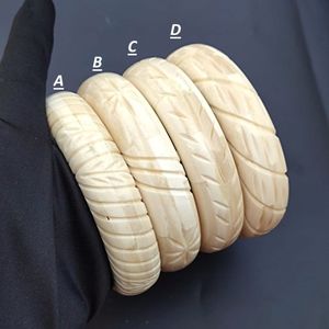 Bracelets en résine et en bois faits à la main pour un style ethnique moderne - Accessoires de mode en cristal - Product Image 2