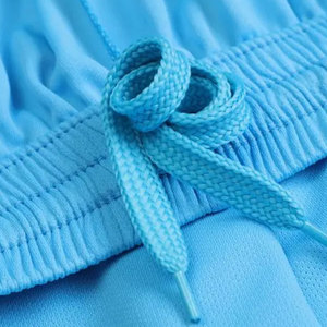 Conjunto de Fútbol para Hombre, Cuello en V, Color Azul Claro, Secado Rápido, Manga Corta, Uniforme de Poliéster de Color Sólido para Adultos, Todas las Temporadas - Product Image 5