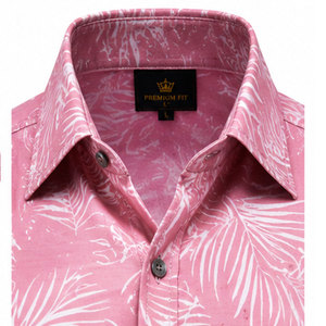 Chemise à motif de créateur pour homme, tissu confortable et élégant, vêtement de mode urbaine, coupe classique - Product Image 3
