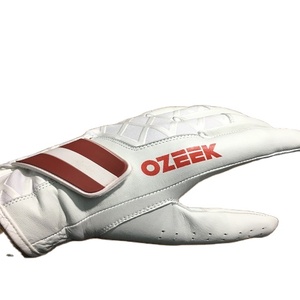 Gants de golf OEM personnalisés en cuir Cabretta pour gaucher, antidérapants, à doigts complets, avec boucle et fermeture éclair, vente en gros, marque privée - Product Image 3