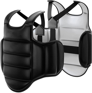 Protection de poitrine réversible en cuir respirant de haute qualité personnalisée pour le kickboxing, le MMA, le Muay Thai et la boxe - Product Image 2