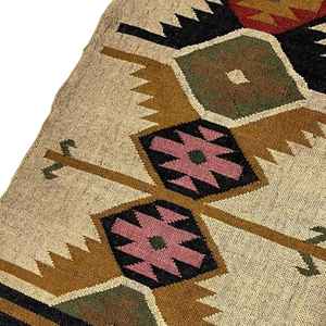 Alfombra Rústica Estilo Granja, Alfombras Kilim de Yute y Lana Tejidas a Mano Personalizadas para Sala de Estar, Dormitorio y Estudio - Product Image 2