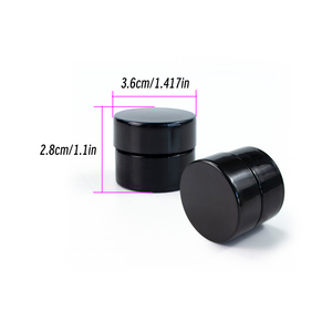 Pot en verre compact transparent pour shilajit avec couvercle à vis pour la présentation des produits - Product Image 2