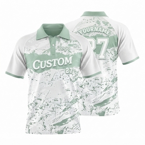 Camiseta Deportiva Personalizada para Hombre, Color Verde Salvia, con Transferencia Térmica en la Parte Delantera, de Secado Rápido, 100% Poliéster - Product Image 1