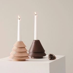 Contemporary Wooden <b>Candle</b> Holders Handmade Natural Wood <b>Tealight</b> Stand Elegant Table Decor Centerpiece Christmas Religious - Product Image 1