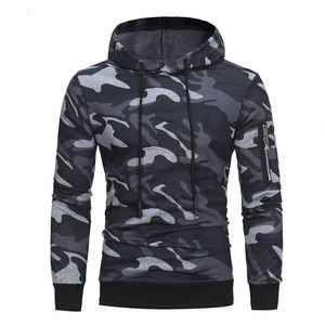 Sudadera con Capucha de Camuflaje Térmica Ligera al por Mayor para Hombre y Mujer, con Logotipo Frontal Personalizado, Talla Grande 6XL, Resistente al Viento y Transpirable - Product Image 1
