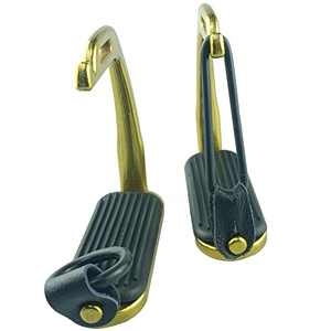 High Strength Aluminum Alloy Horse Stirrups Shock Absorbing Anti Slip <b>Footrest</b> Professional Equestrian Riding Gear - Product Image 1