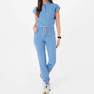 Wholesale Customized Logo <b>Scrub</b> <b>Sets</b> Stretch Nurse Hospital <b>Scrubs</b> Suit Tops Nursing <b>Sets</b> Medical Hospital Uniforms for Women - Product Image 2