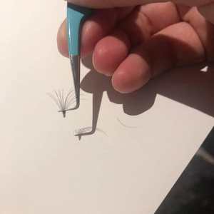 Vired Impex Vente Chaude Pince à Cils en Acier Inoxydable à Pointe en Fibre, Dentelée, Antistatique, Durable, Précision Fine 8-20mm, Logo Personnalisé - Product Image 4