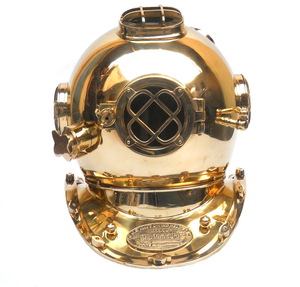 Casco de Buceo Náutico Marítimo Mark V, Casco de Latón Sólido para Buceo Profundo, Casco de Buceo Vintage, Decoración Náutica Marina - Product Image 1