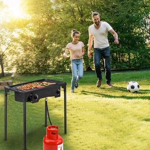 Ad alta potenza 105000 BTU propano fornello a Gas portatile da campeggio all'aperto per il cortile BBQ bruciatore pesante per Patio giardino - Product Image 2