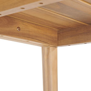 Mesa de Bar de Madera de Teca Sólida de Grado Comercial para Interiores y Exteriores, para Restaurante, Cafetería, Hotel, Proyecto, Muebles Directo de Fábrica - Product Image 6