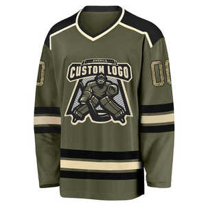 Sudaderas y Camisetas de Hockey sobre Hielo para Hombre al por Mayor 2026, Servicio OEM Personalizado, 100% Poliéster, Transpirable, de Secado Rápido - Product Image 3
