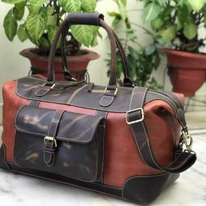 Bolsos de Mano de Cuero de Búfalo Genuino de Alta Calidad, Personalizados, Unisex, Estilo Casual, Ligeros y Modernos, de 20-36L, para Viajes y Campamentos - Product Image 2