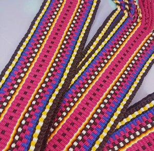 Cinturón tejido a mano para mujer, colorido Krajka, cinturón personalizado - Product Image 6